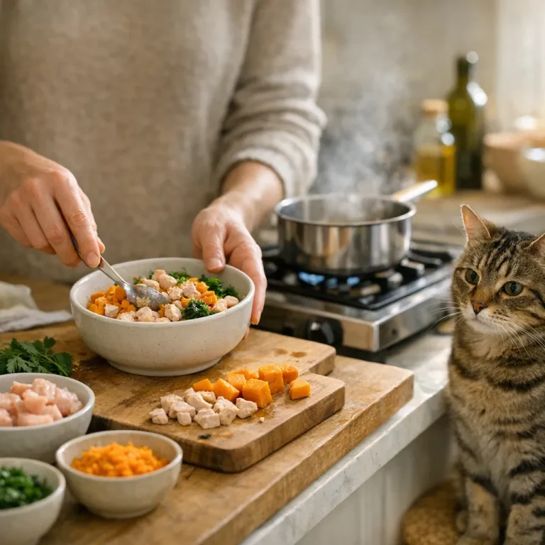 Ai fornelli per il nostro gatto