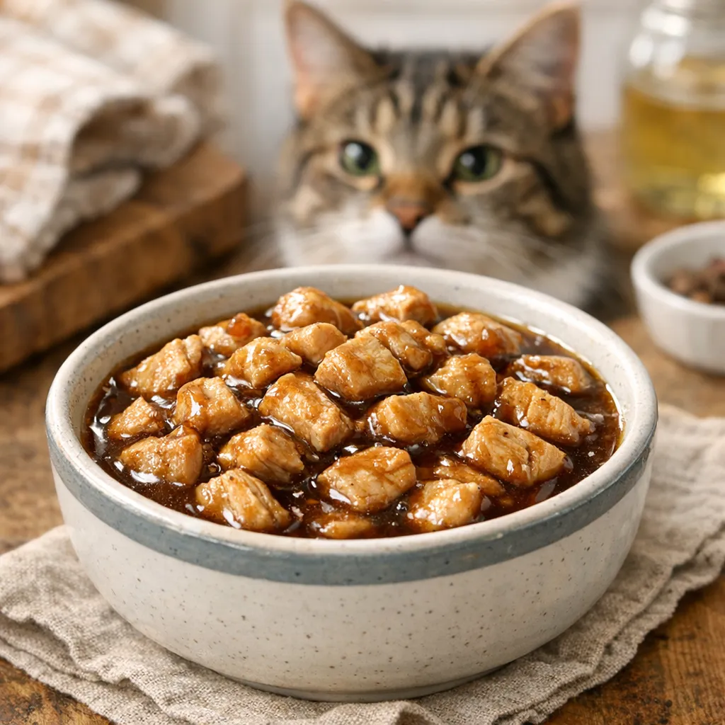 Bocconcini di pollo in salsa di rognone