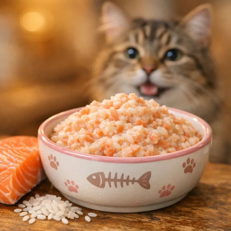 Vellutata di riso e salmone