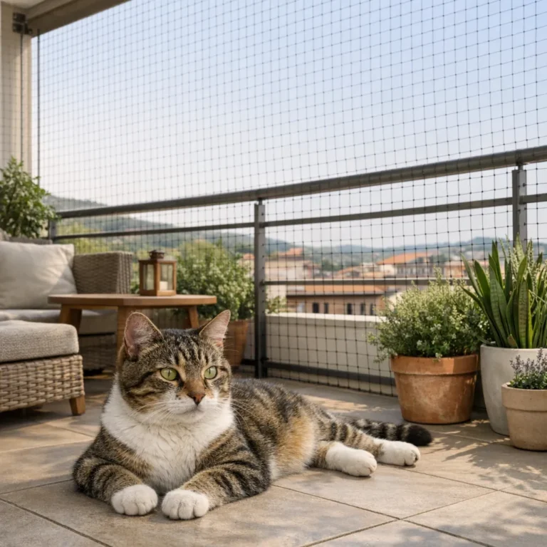 Gatti terrazzo sicuro