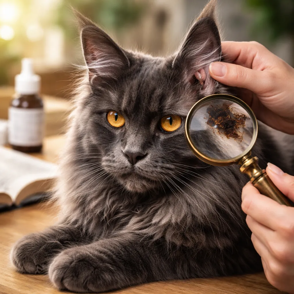 cerume nero gatto