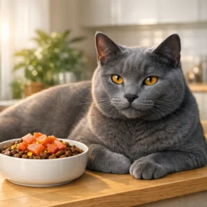cibo per gatti con forfora