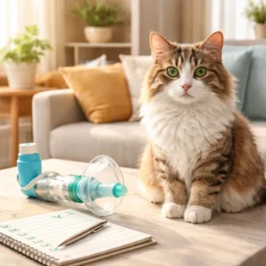 gatto con asma cosa fare
