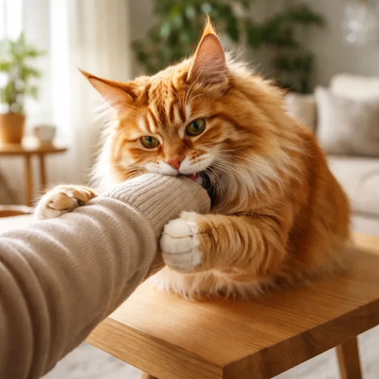 perchè il gatto morde