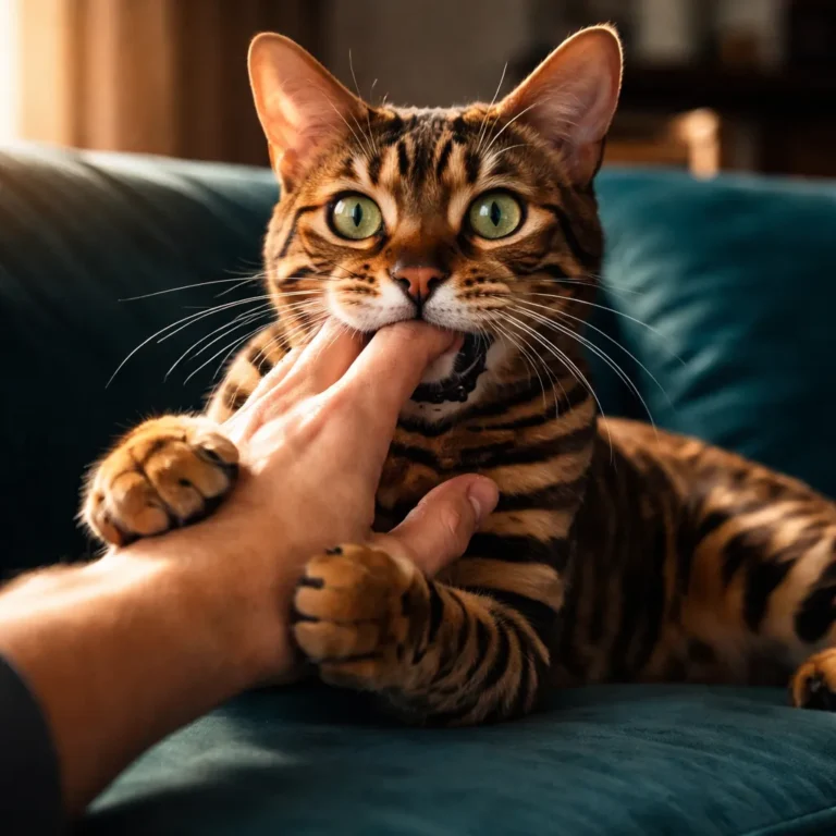 perchè il gatto morde senza motivo