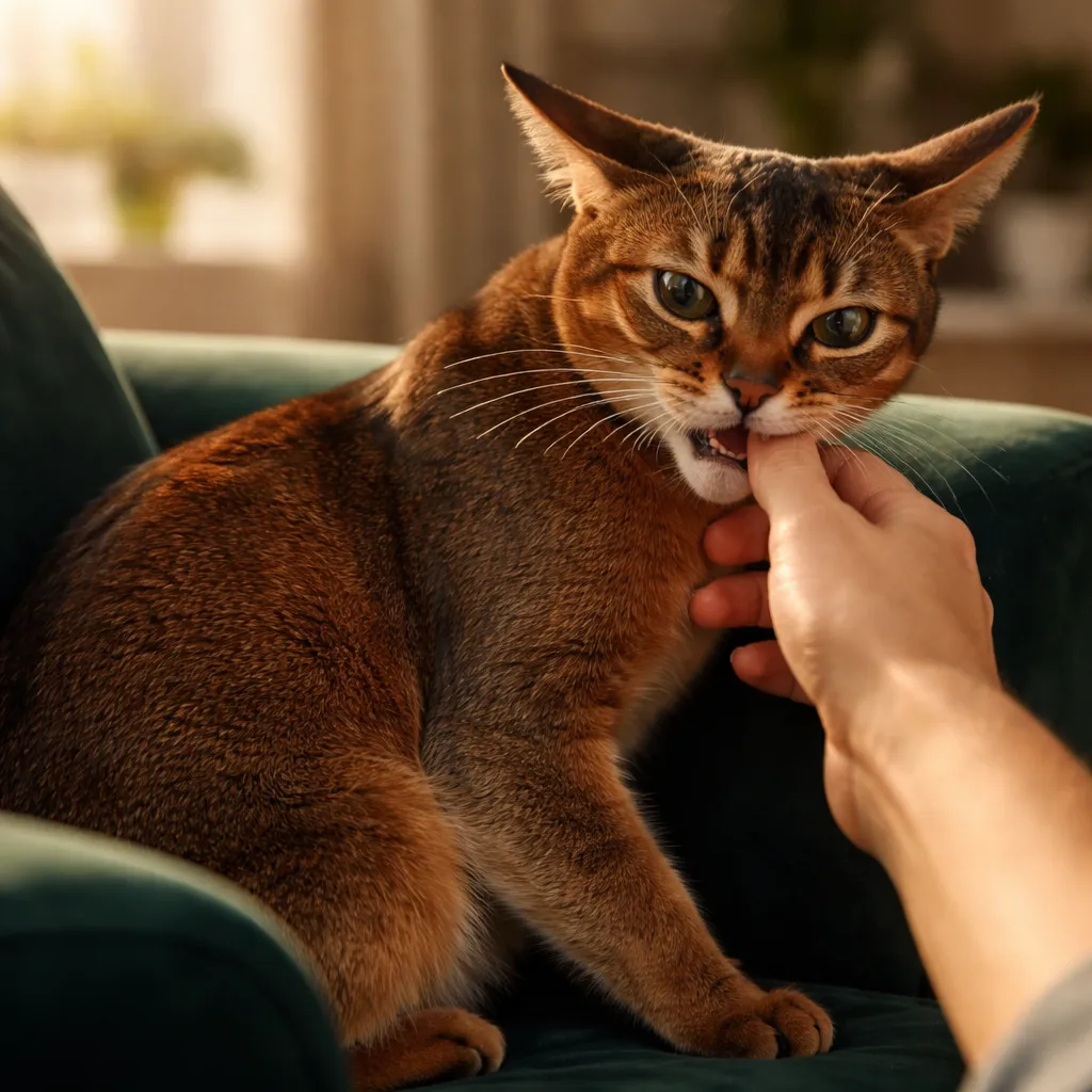 perche il mio gatto mi morde quando lo accarezzo