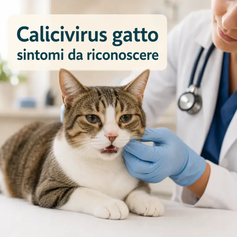 calicivirus gatto sintomi
