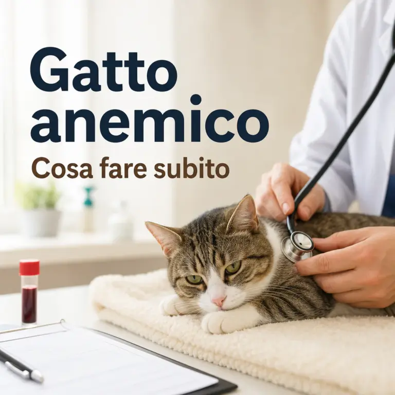 gatto anemico cosa fare