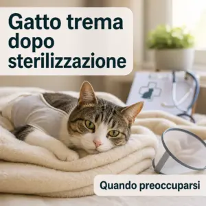 gatto trema dopo sterilizzazione