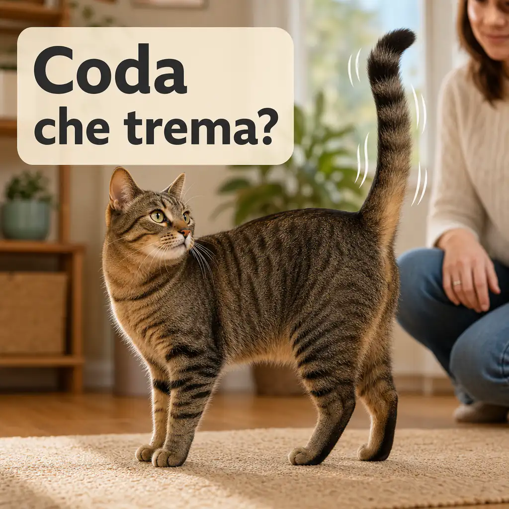 gatto vibra coda