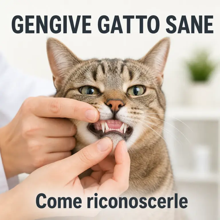 gengive bianche gatto