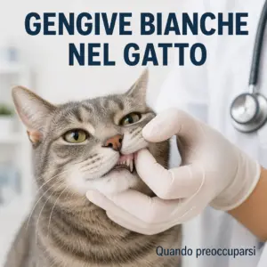 gengive bianche gatto