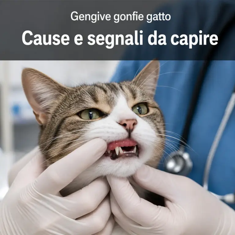 gengive gonfie gatto