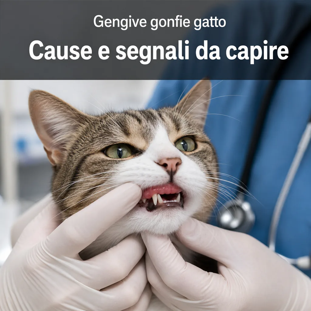 gengive gonfie gatto