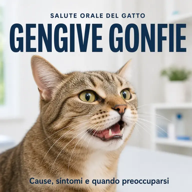 gengive gonfie gatto