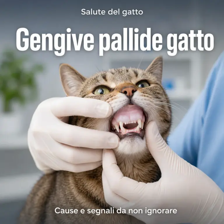 gengive pallide gatto