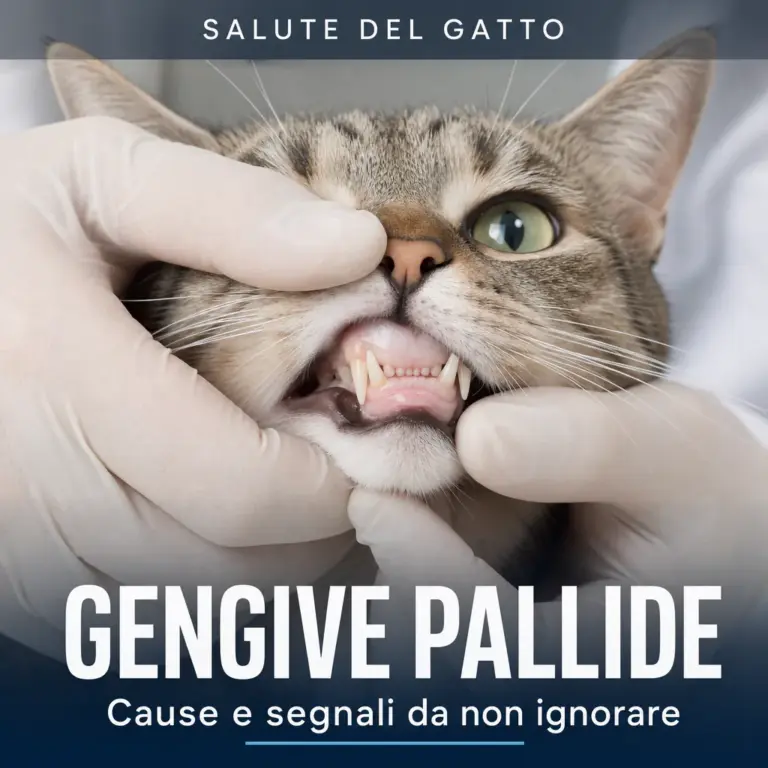 gengive pallide gatto