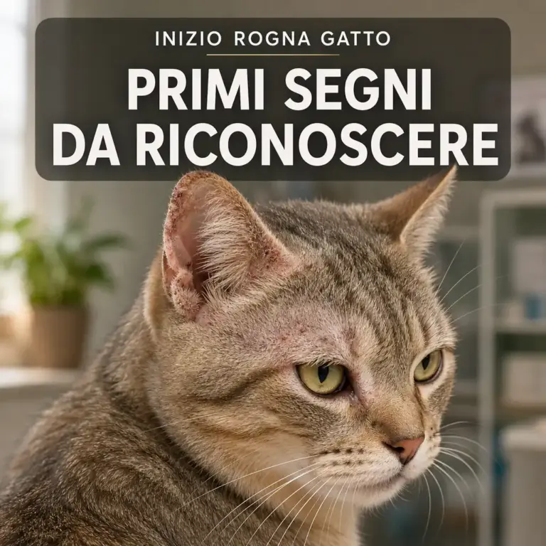 inizio rogna gatto