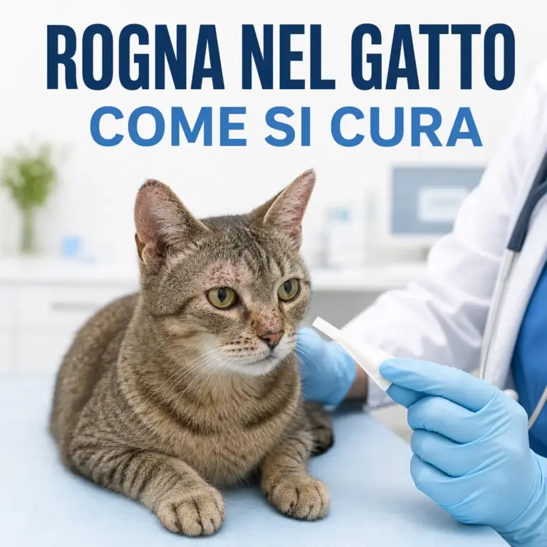 rogna gatto come curarla