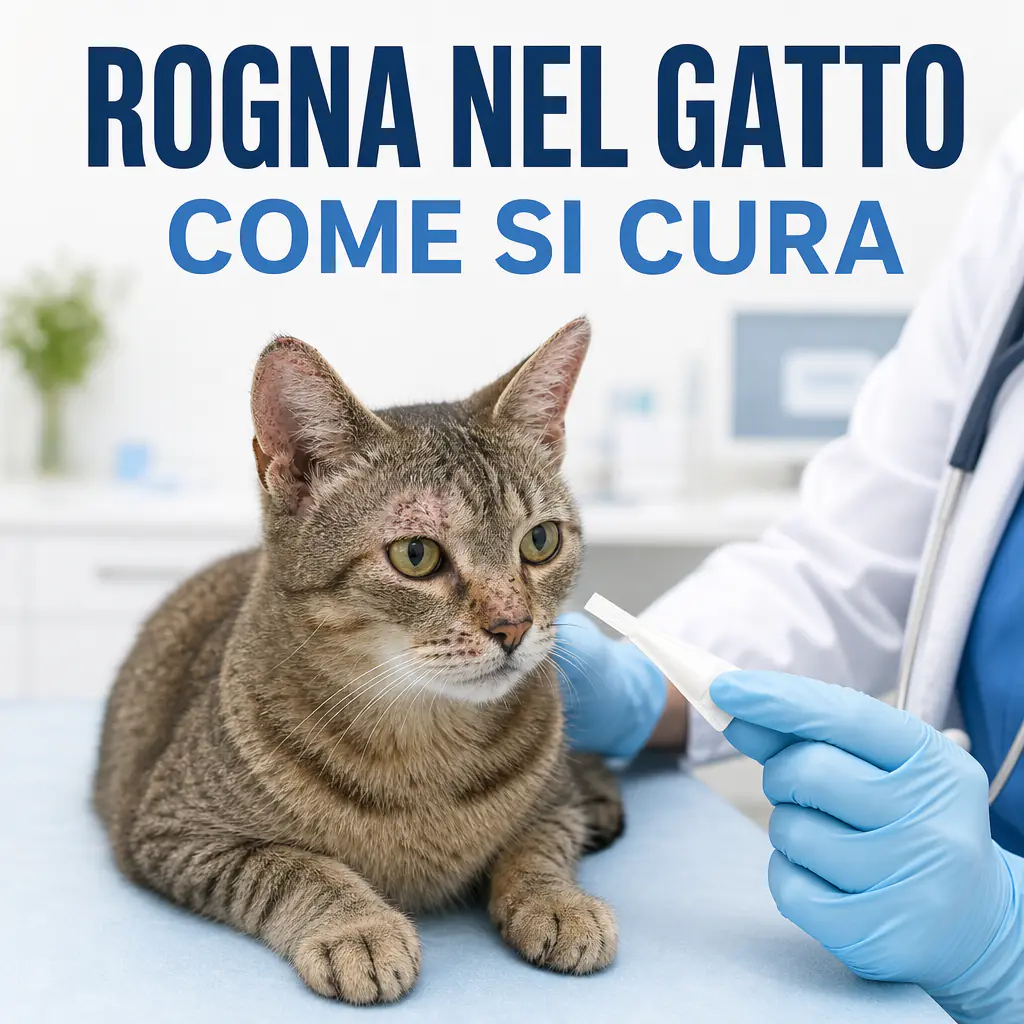 rogna gatto come curarla